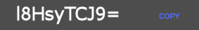 Password message in assistant